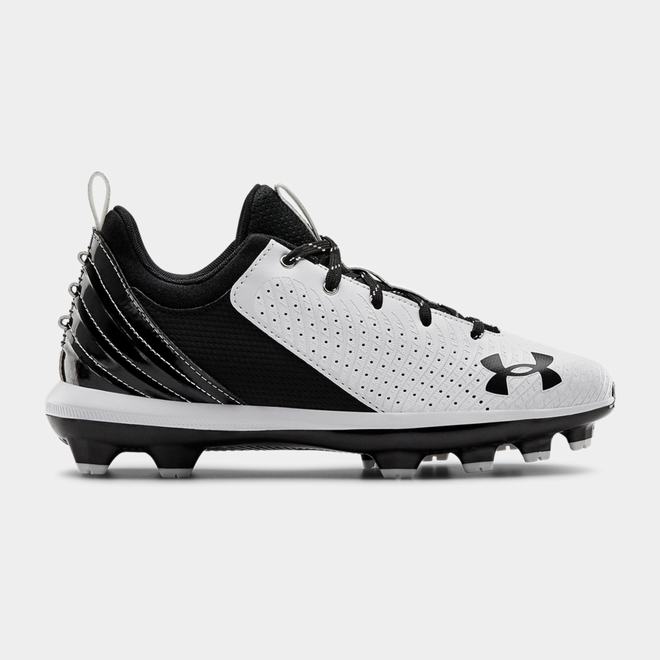 Under Armour Harper 5 Low TPU Jr. - Chlapcenske Baseballová Obuv - Čierne/Biele